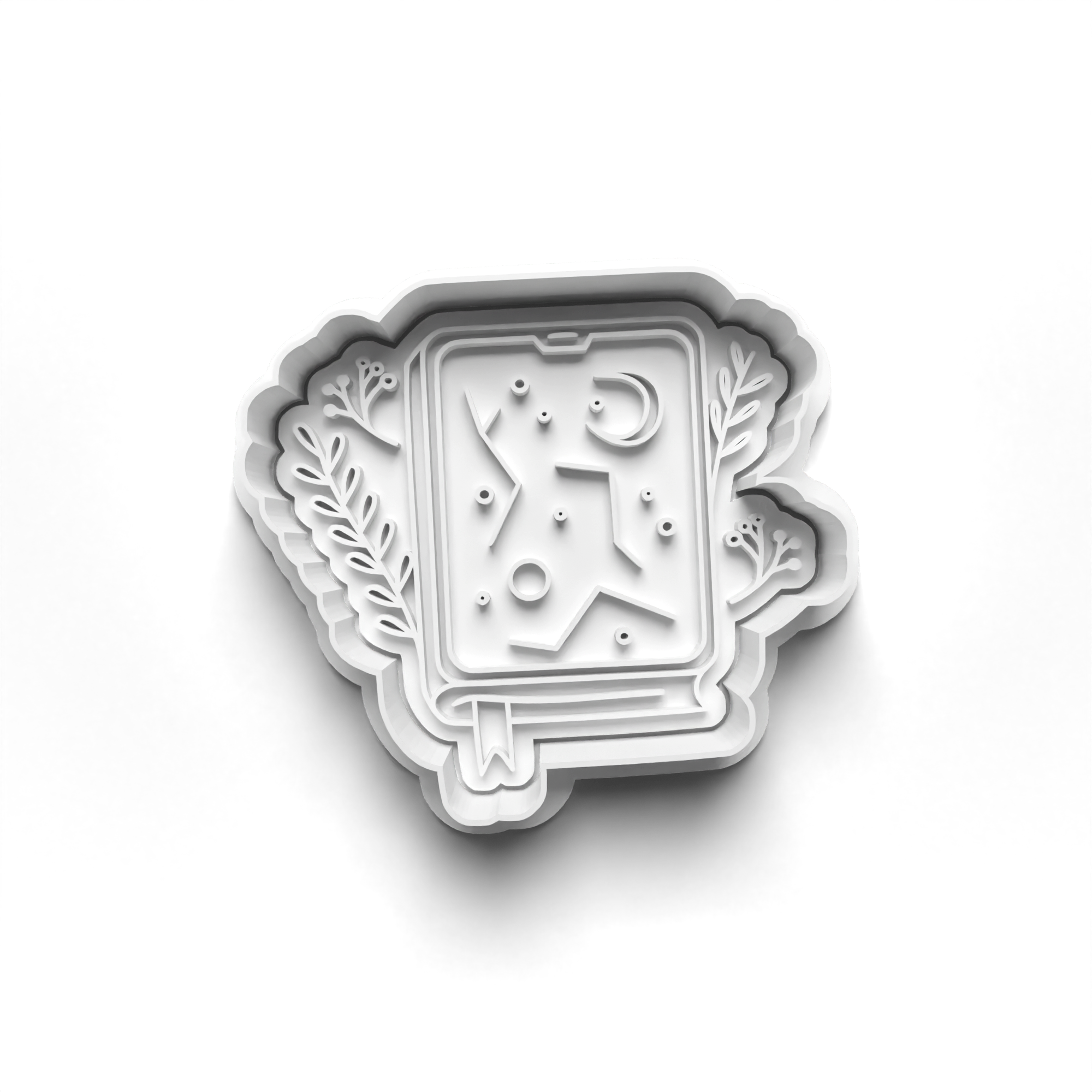 HALLOWEEN CADI WITCH KURABİYE KALIBI KESİCİ VE DAMGASI 3D-0079_4