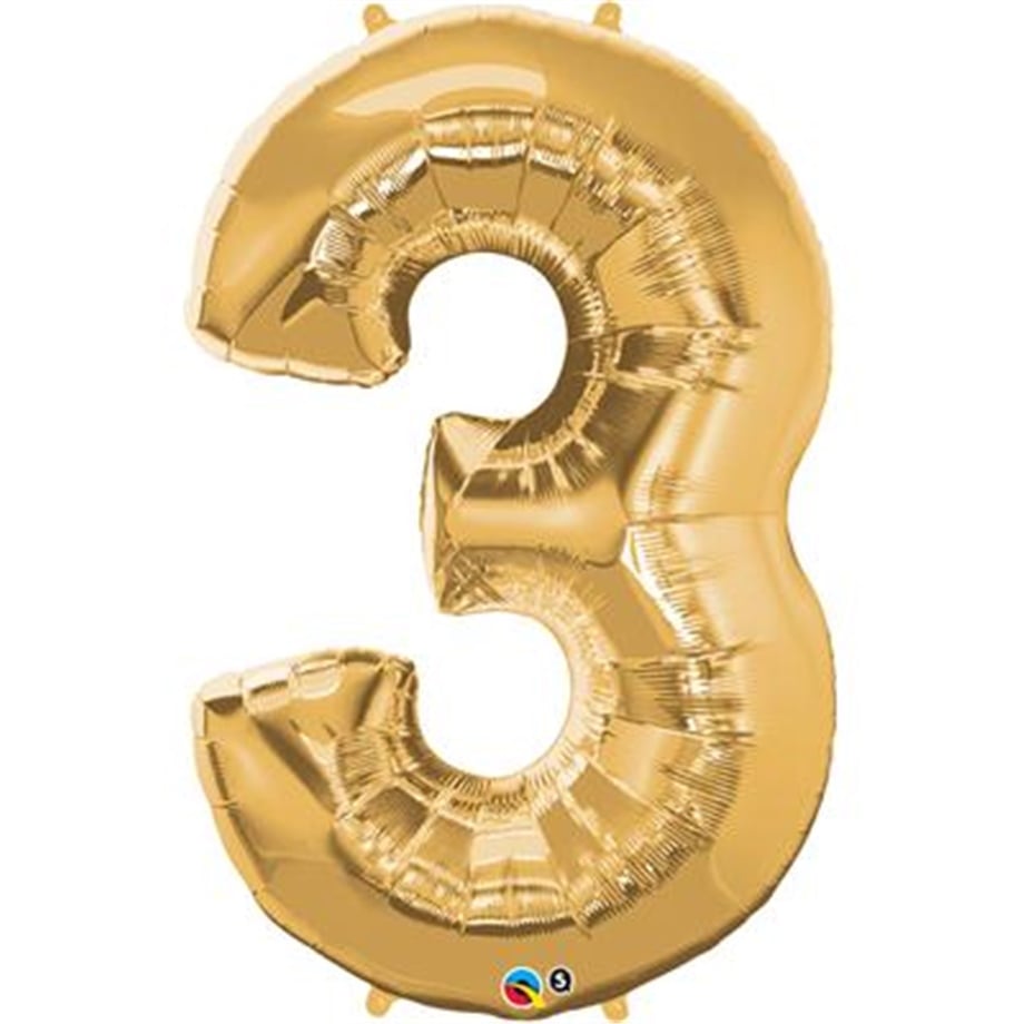 3 GOLD 16 INCH FOLYO BALON