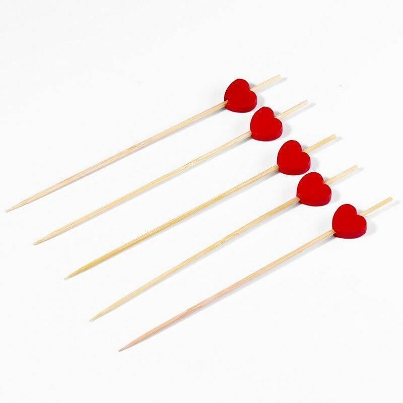 BAMBU KIRMIZI KALP KÜRDAN 12 ADET BRS-KRD-12-KALP