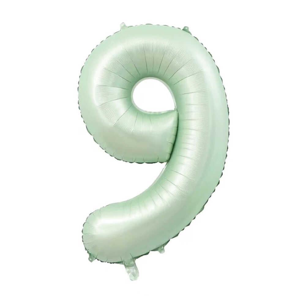 9 SU YEŞİLİ 34 INCH FOLYO BALON