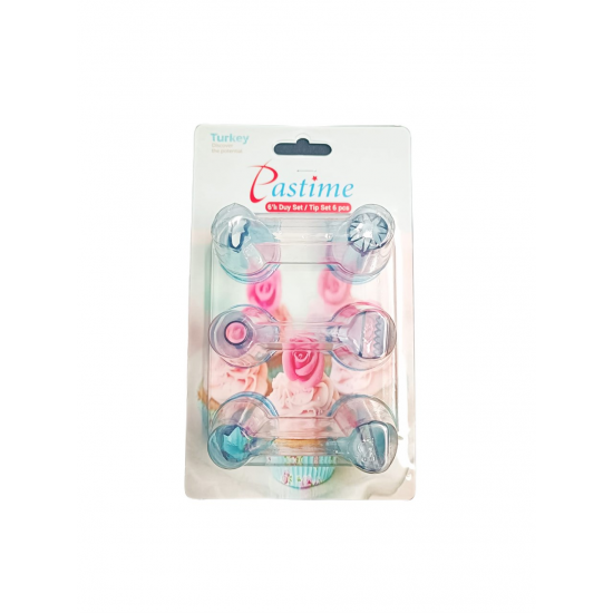 DUY SET POLİ MAVİ 6 ADET RP10963