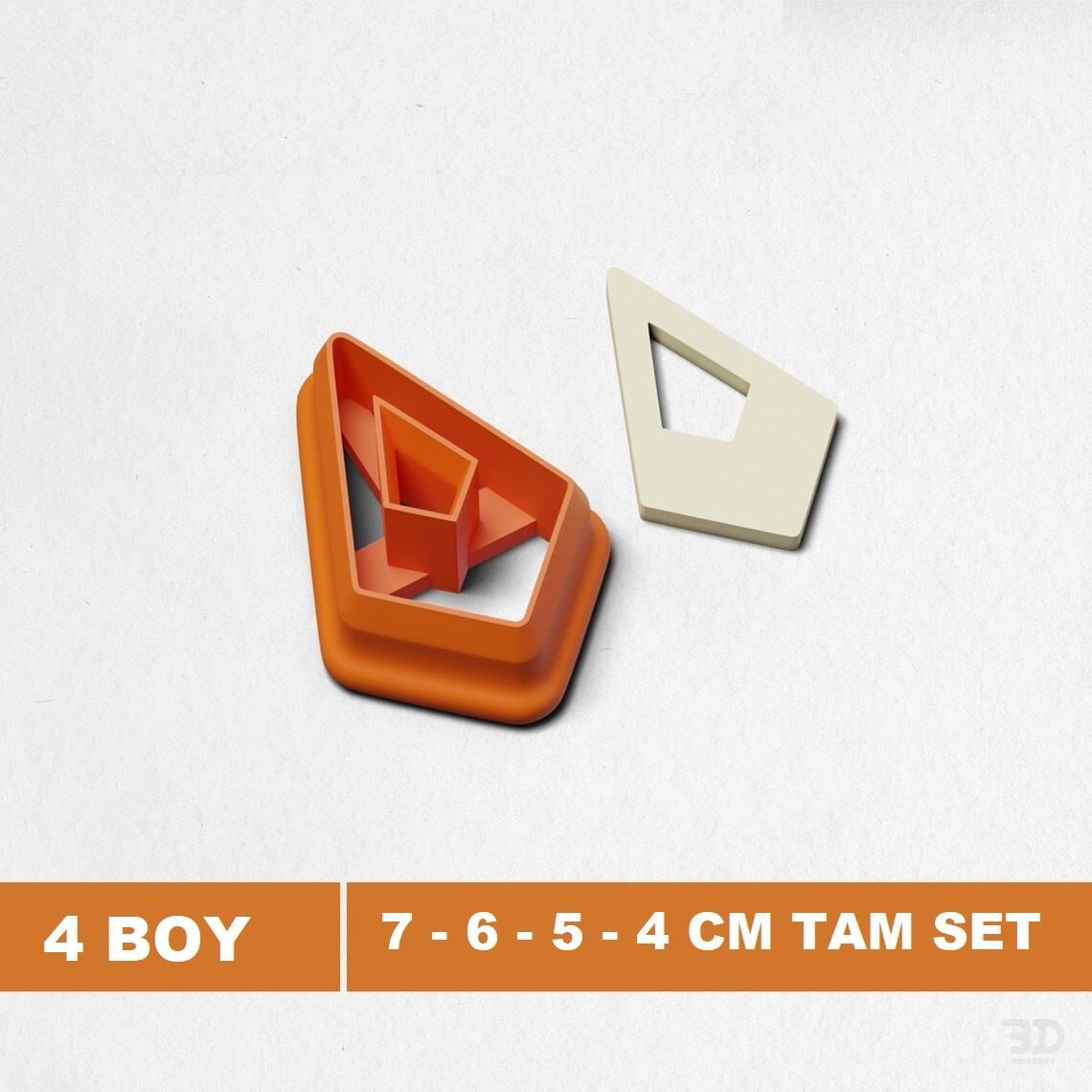 ÖZEL ÜÇGEN 1 POLİMER KİL KÜPE SETİ ORGANİK MODEL:1