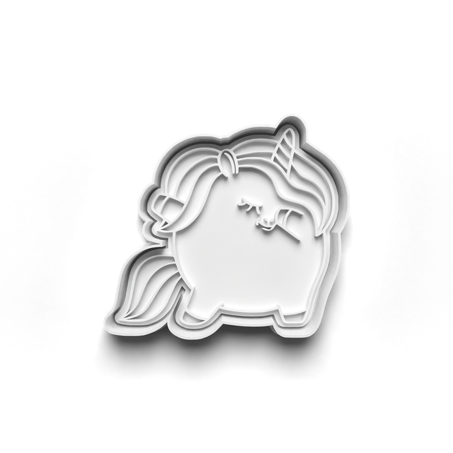 UNICORN DİNAZOR KURABİYE KALIBI KESİCİ VE DAMGASI 3D-0123_3