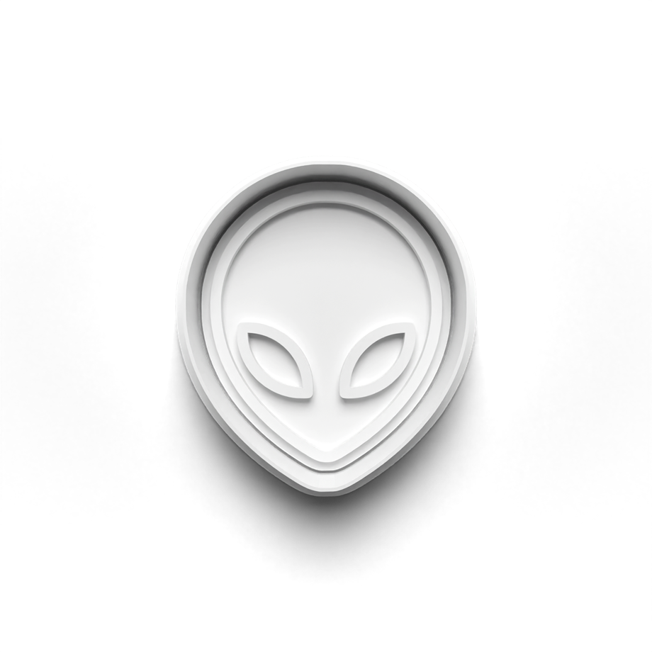 UZAYLI UFO KURABİYE KALIBI KESİCİ VE DAMGASI 3D-0435_2