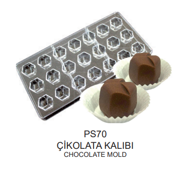 POLİ KARBON ÇİKOLATA KALIBI PS-70