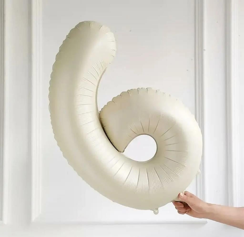 6 KREM 34 INCH FOLYO BALON