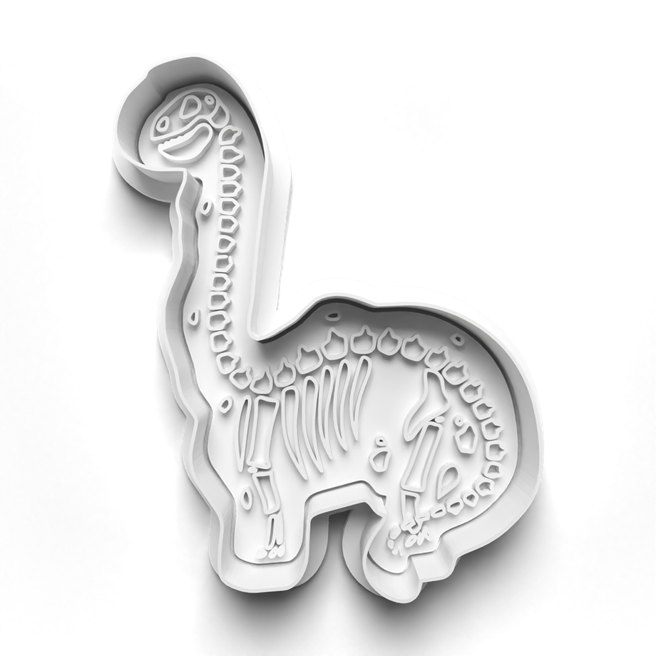 FOSIL DINOZORLAR KURABİYE KALIBI KESİCİ VE DAMGASI 3D-0223_4