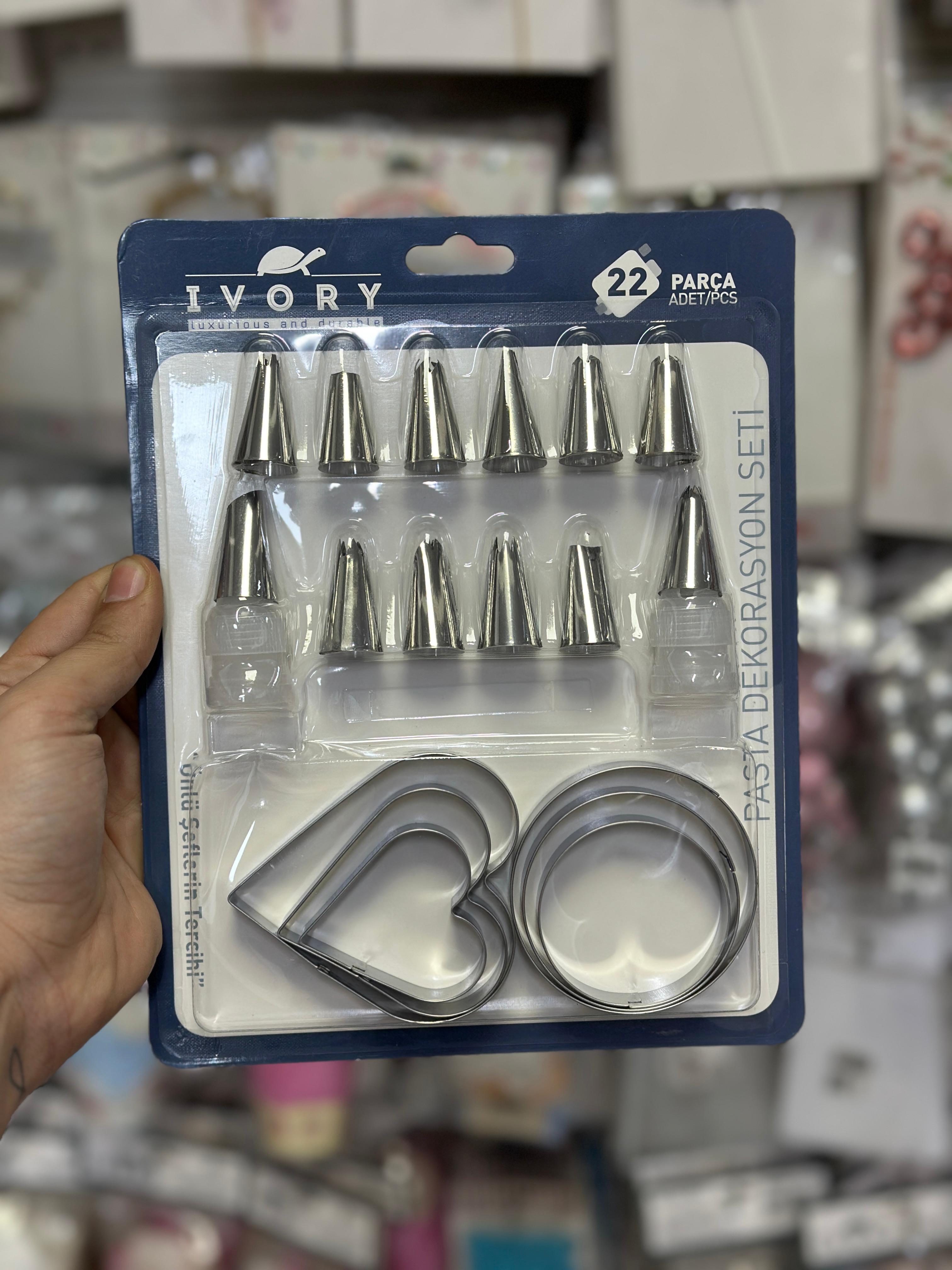 KREMA KROM 12 UÇLU KESİCİLİ SET APARAT IVO-PST201
