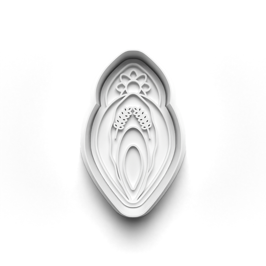 VULVA ART KURABİYE KALIBI KESİCİ VE DAMGASI 3D-0617_1