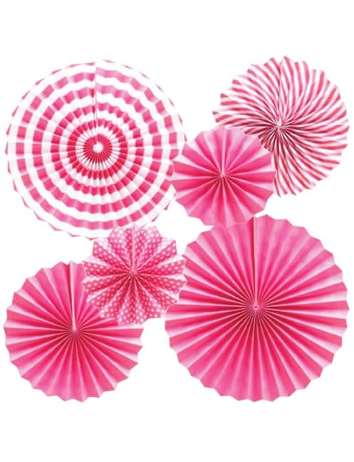 BRS-UZR-1 PEMBE RENKLİ YELPAZE 6 LI