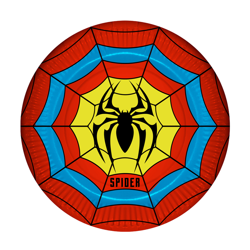 TABAK KARTON SPIDER 23 CM 8 ADET