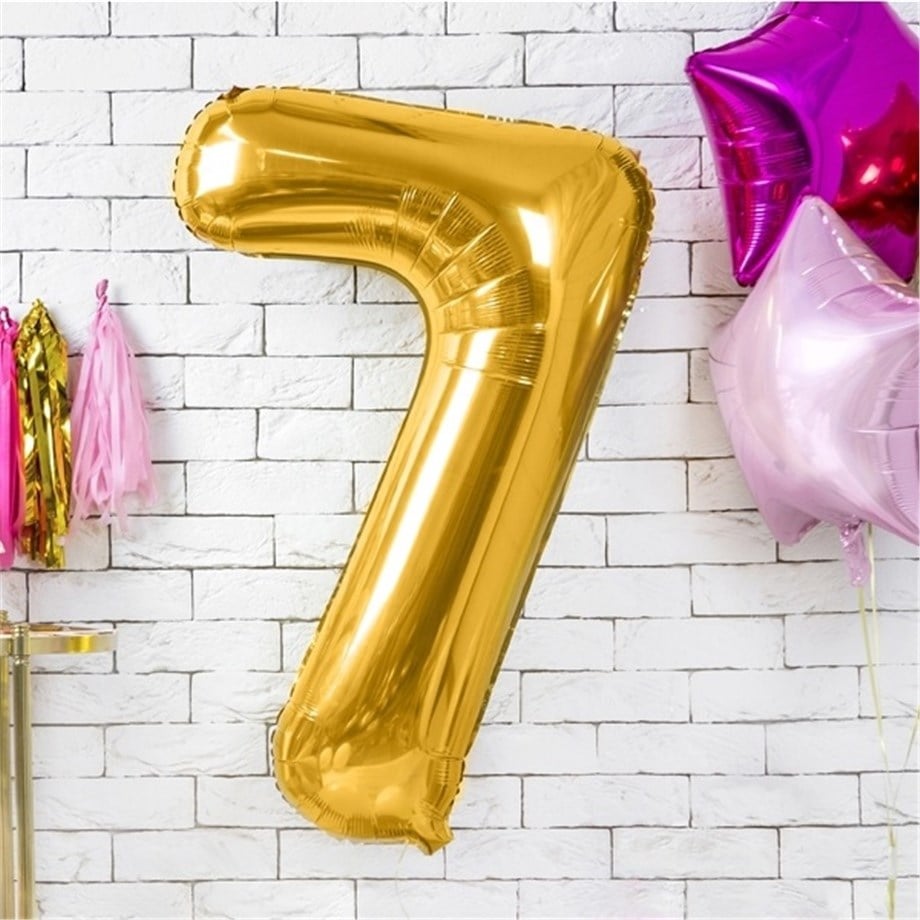 7 GOLD 32 INCH FOLYO BALON | AdanaPastaMalzemeleri.com 7 GOLD 32 INCH FOLYO BALON