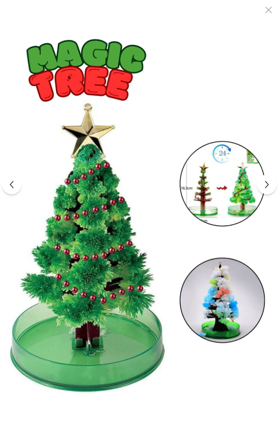 SİHİRLİ YILBAŞI ÇAM AĞACI - 24 SAATTE YEŞEREN DEKORATİF AĞAÇ SETİ - MAGIC TREE CHRISTMAS VIOS-270
