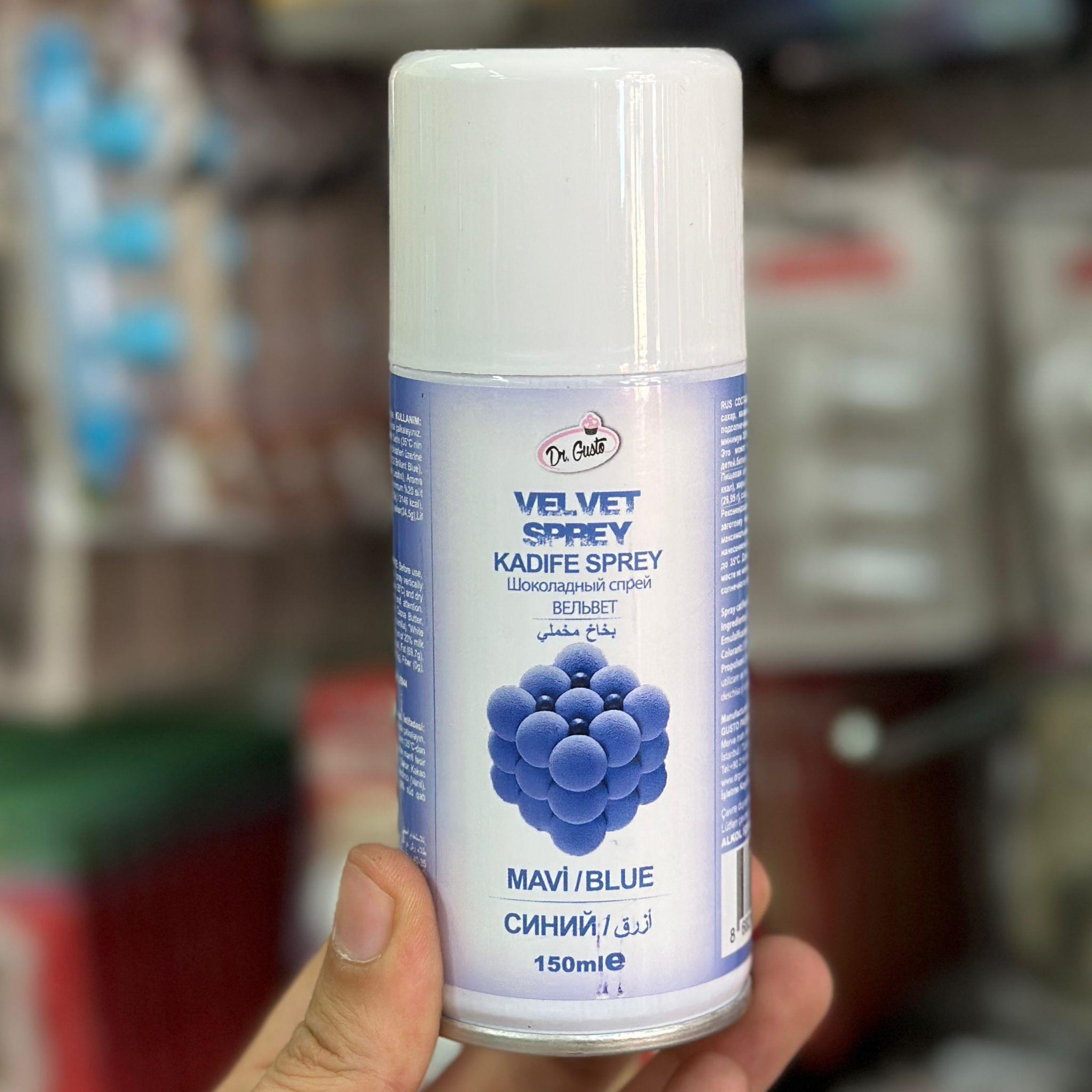 VELVET MAVİ KADİFE SPREY 150 ML DR GUSTO