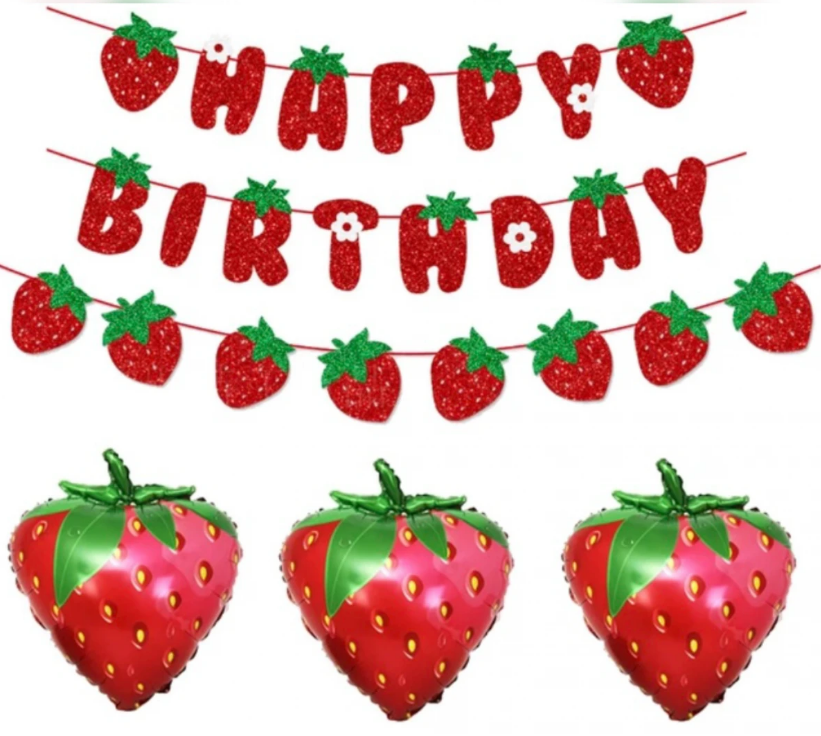 ÇİLEK HAPPY BIRTHDAY EVA BANNER 

