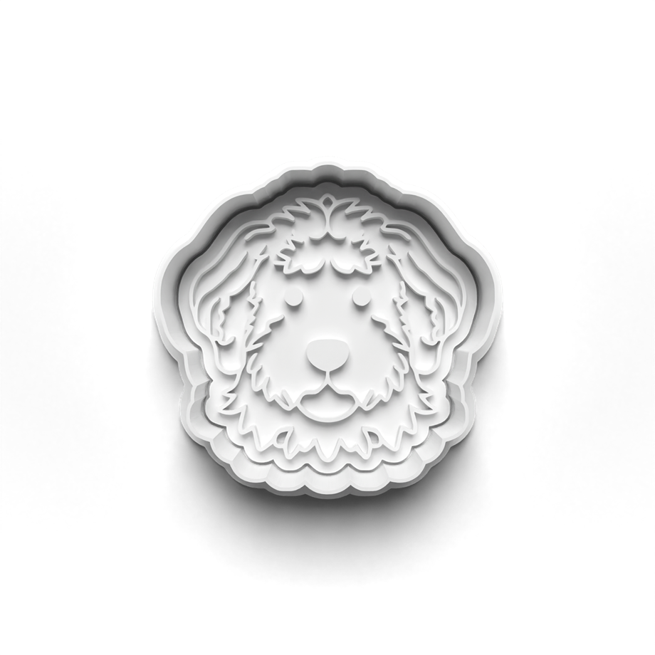 GOLDENDOODLES KURABİYE KALIBI KESİCİ VE DAMGASI 3D-0477_2