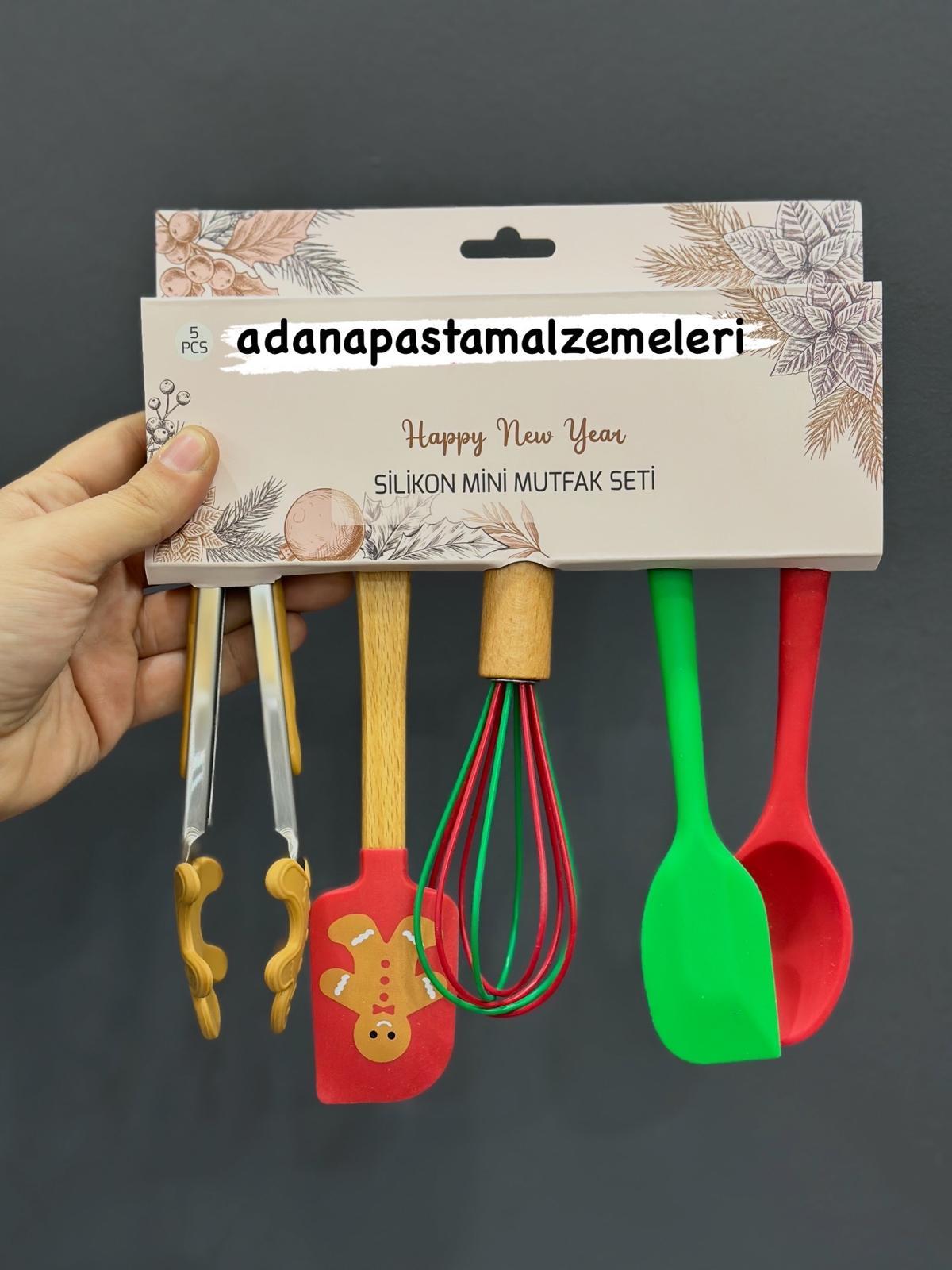 THN41161 YENI YIL SILIKON MINI MUTFAK SETI YILBAŞI