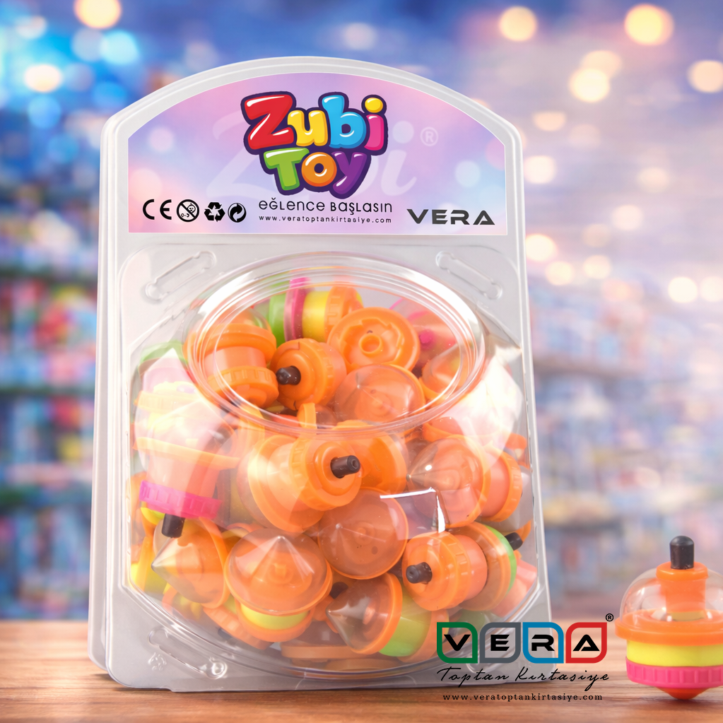 993243255617 
ZUBITOY DÜĞMELİ TOPAÇ 1 ADET