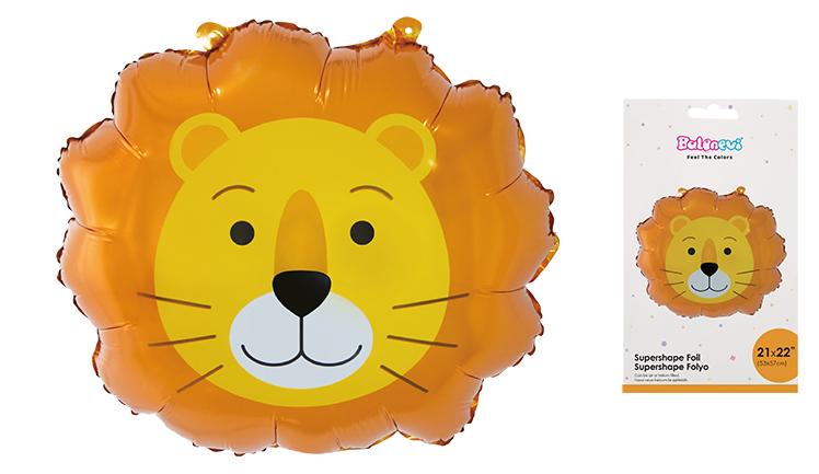 SUPERSHAPE FOLYO - ASLAN (53X57) PAKETLİ BALONEVİ