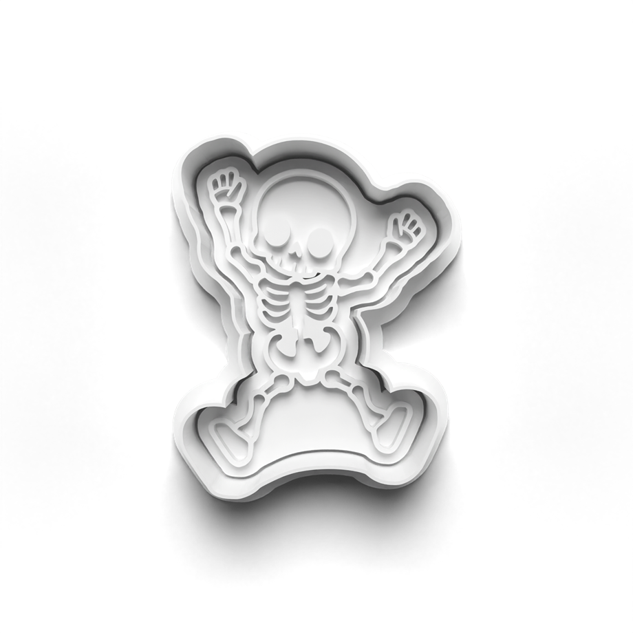 CADILAR HALLOWEEN BAYRAMI İSKELET KURABİYE KALIBI KESİCİ VE DAMGASI 3D-0693_3
