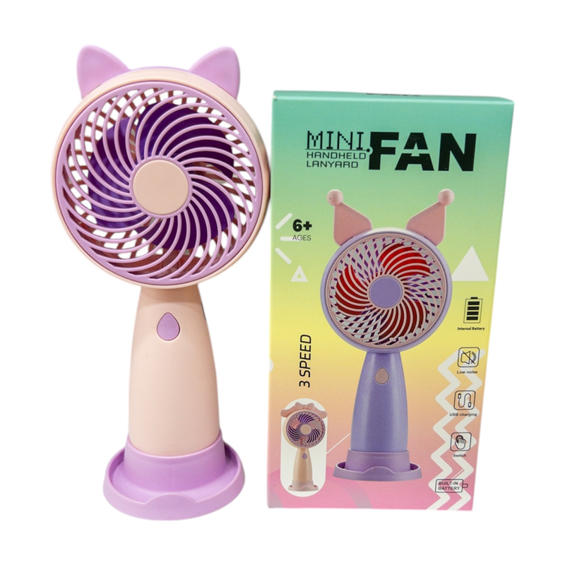 USB ŞARJLI FAN VANTİLATÖR KULAKLI 3 KADEMELİ MJ141A