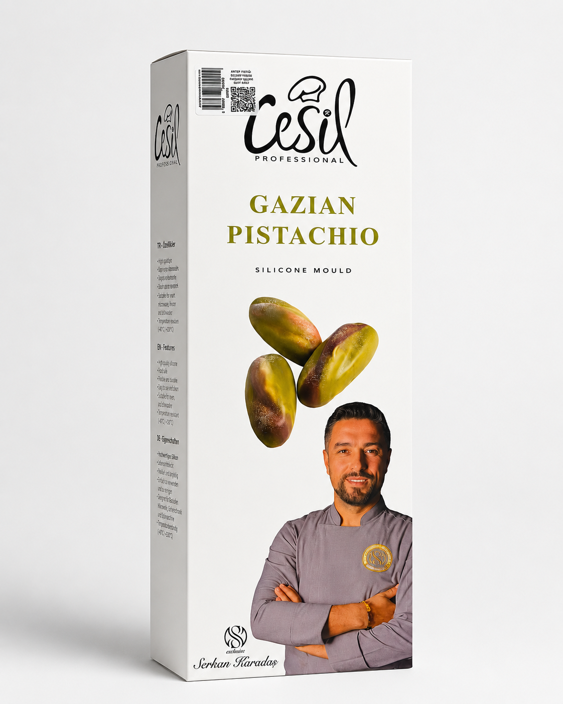 ANTEP FISTIĞI SİLİKON KALIBI PREMİUM BÜYÜK BOY CESİL