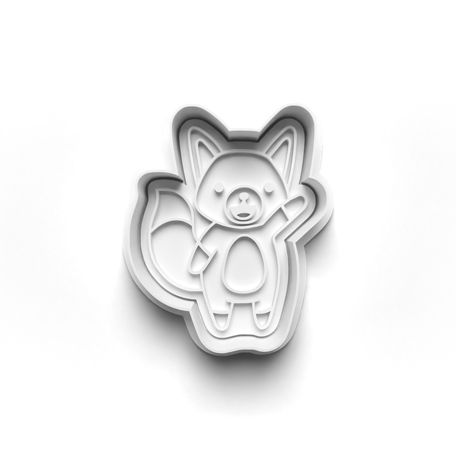 KAWAII ANIMAL KURABİYE KALIBI KESİCİ VE DAMGASI 3D-0426_4