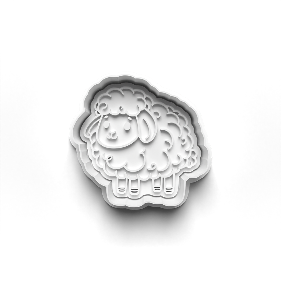 ÇİFTLİK HAYVANLARI KURABİYE KALIBI KESİCİ VE DAMGASI 3D-0540_10