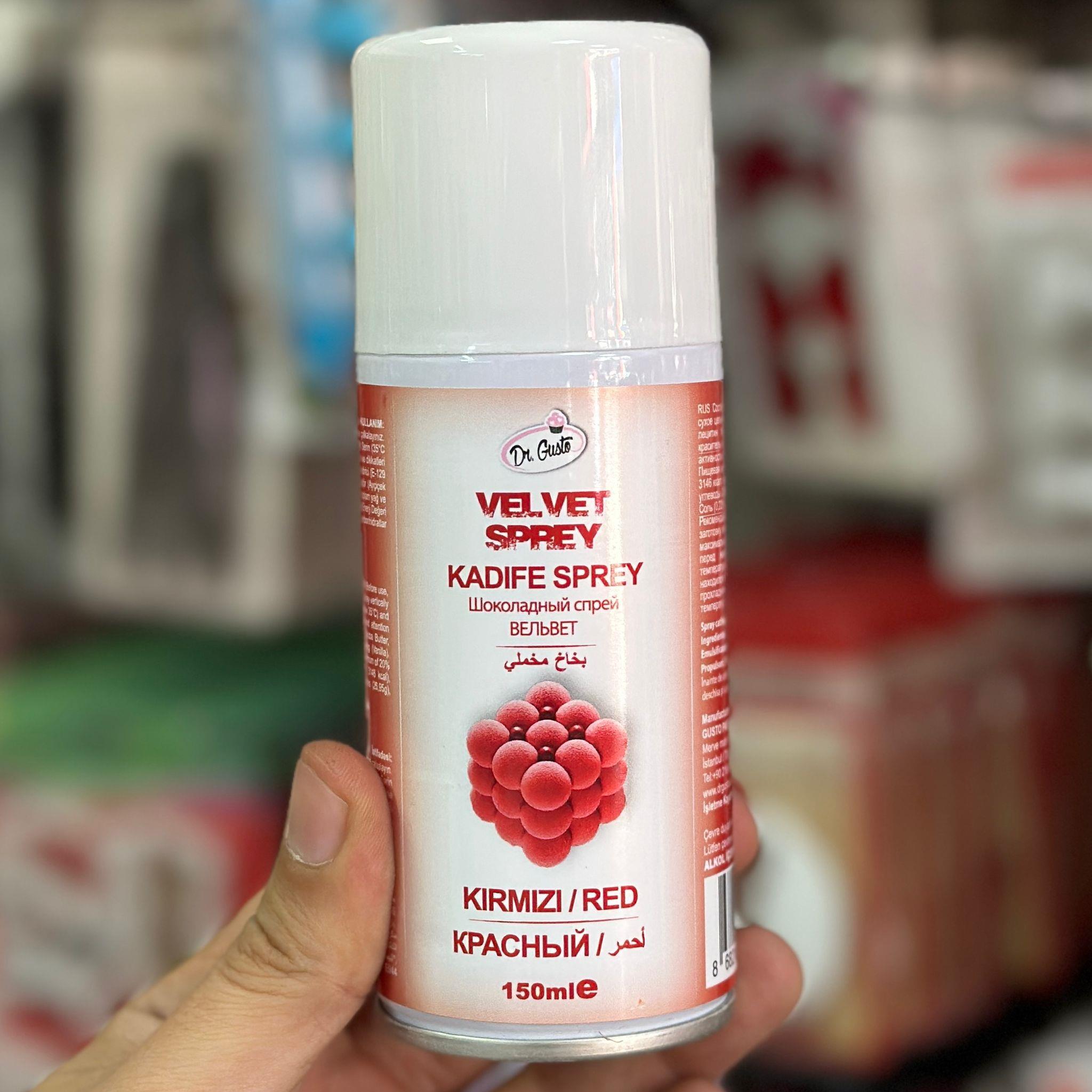 VELVET KIRMIZI KADİFE SPREY 150 ML DR GUSTO