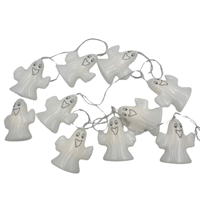 BRS-3036 HALLOWEEN LEDLİ IŞIK HAYALET FİGÜR 10 LU
