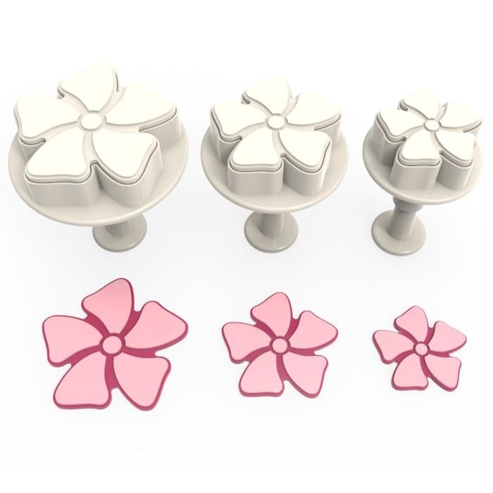3D PERVANE ÇİÇEK BASMALI KOPAT 3 LÜ RP10148
