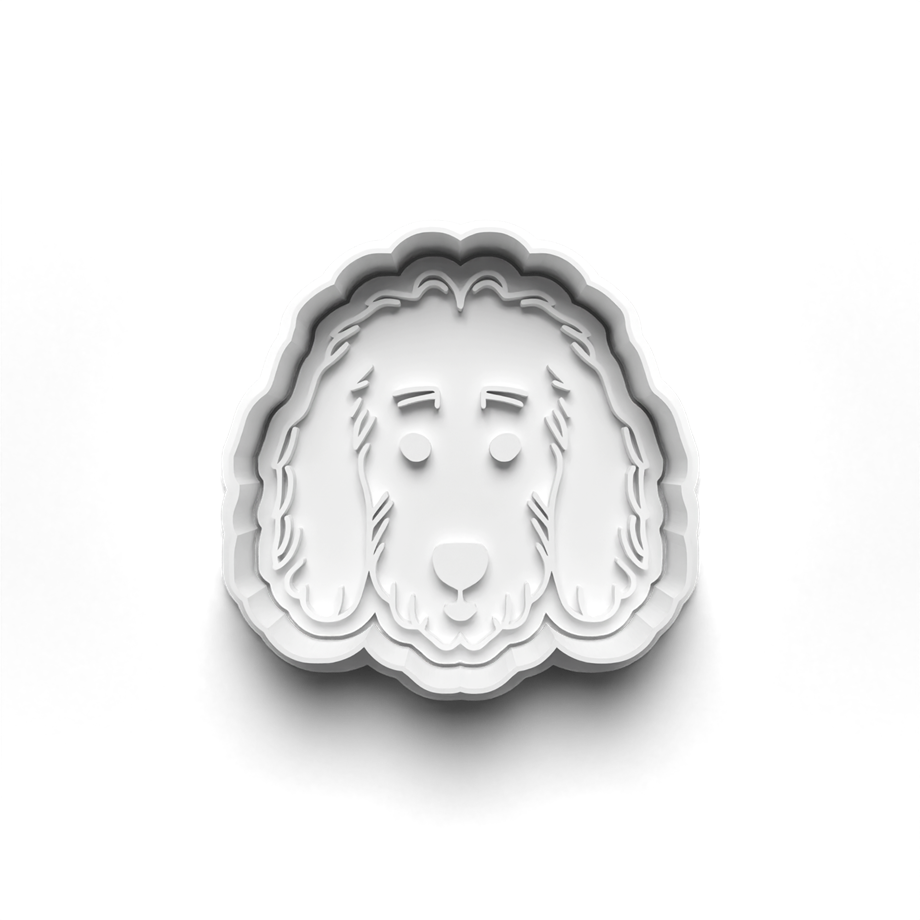 GOLDENDOODLES KURABİYE KALIBI KESİCİ VE DAMGASI 3D-0477_4