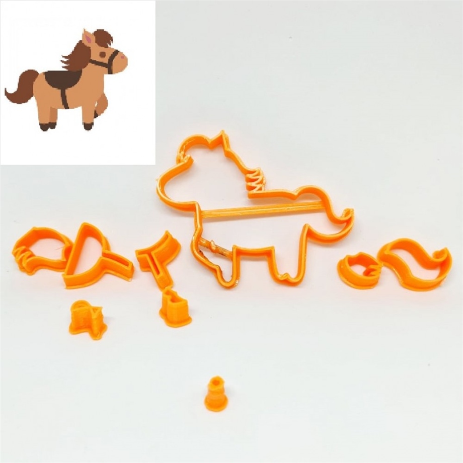 AT BABY KESİCİ KALIP 6 CM DETAYLI