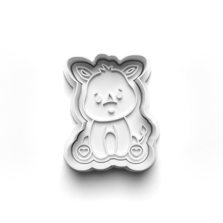 BEBEK HAYVANLARI TOPLU KURABİYE KALIBI KESİCİ VE DAMGASI 3D-0616_3