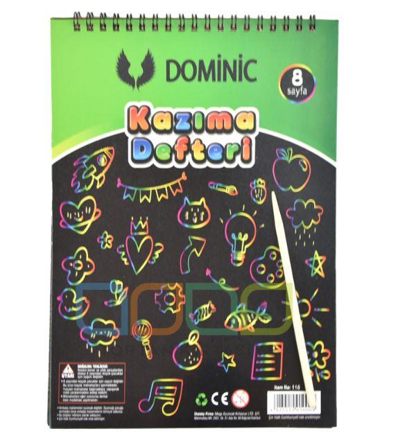 9932432181 A4 SPİRALLİ KAZIMA DEFTERİ