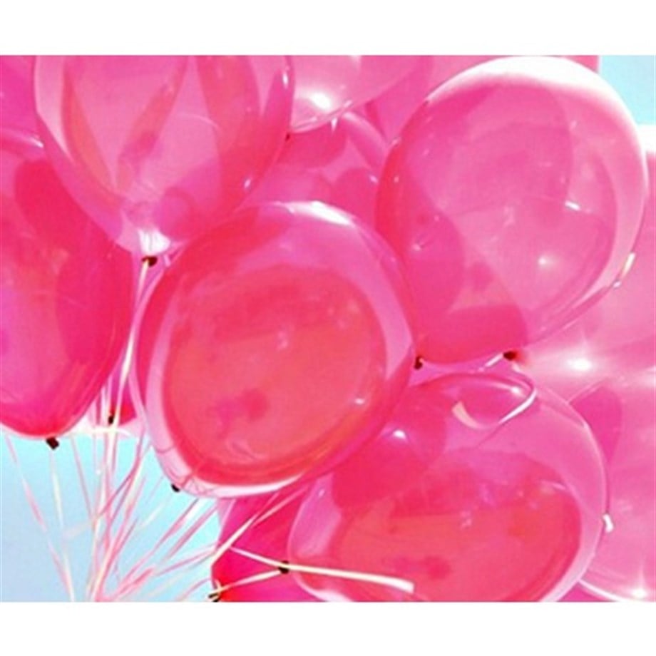 BALON METALİK FUŞYA (10 ADET)