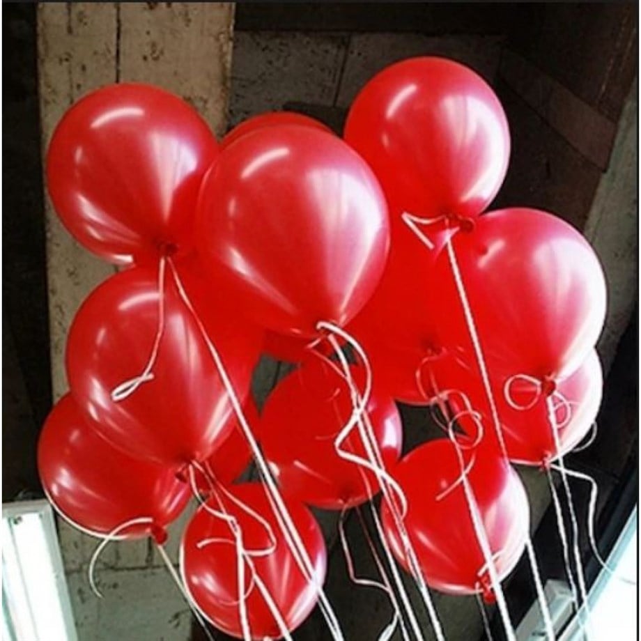 BALON METALİK KIRMIZI (10 ADET)