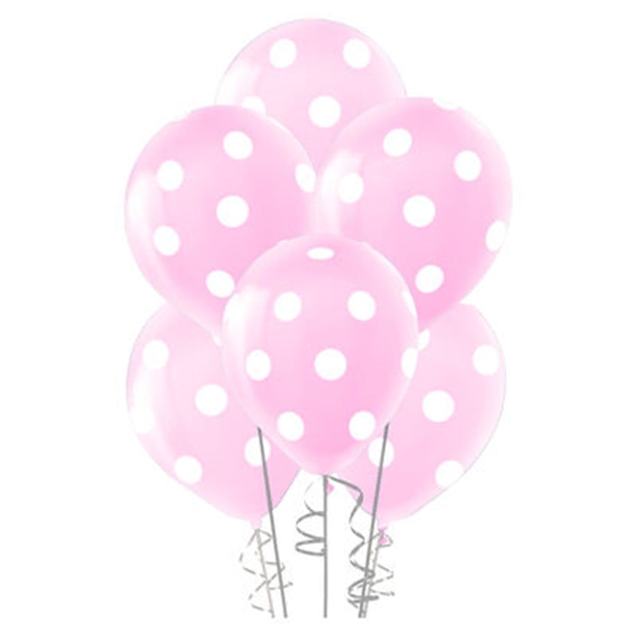 BALON PEMBE PUANLI (10 ADET)