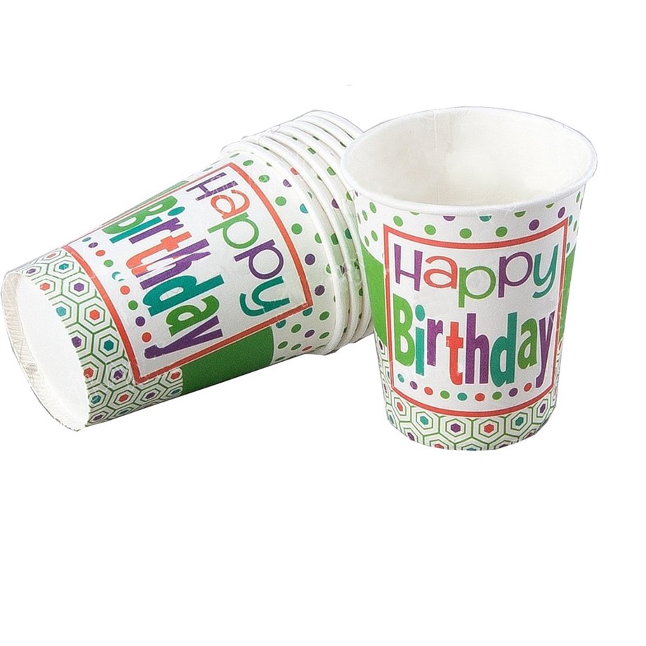 BARDAK HAPPY KARIŞIK 8 Lİ BRDK009