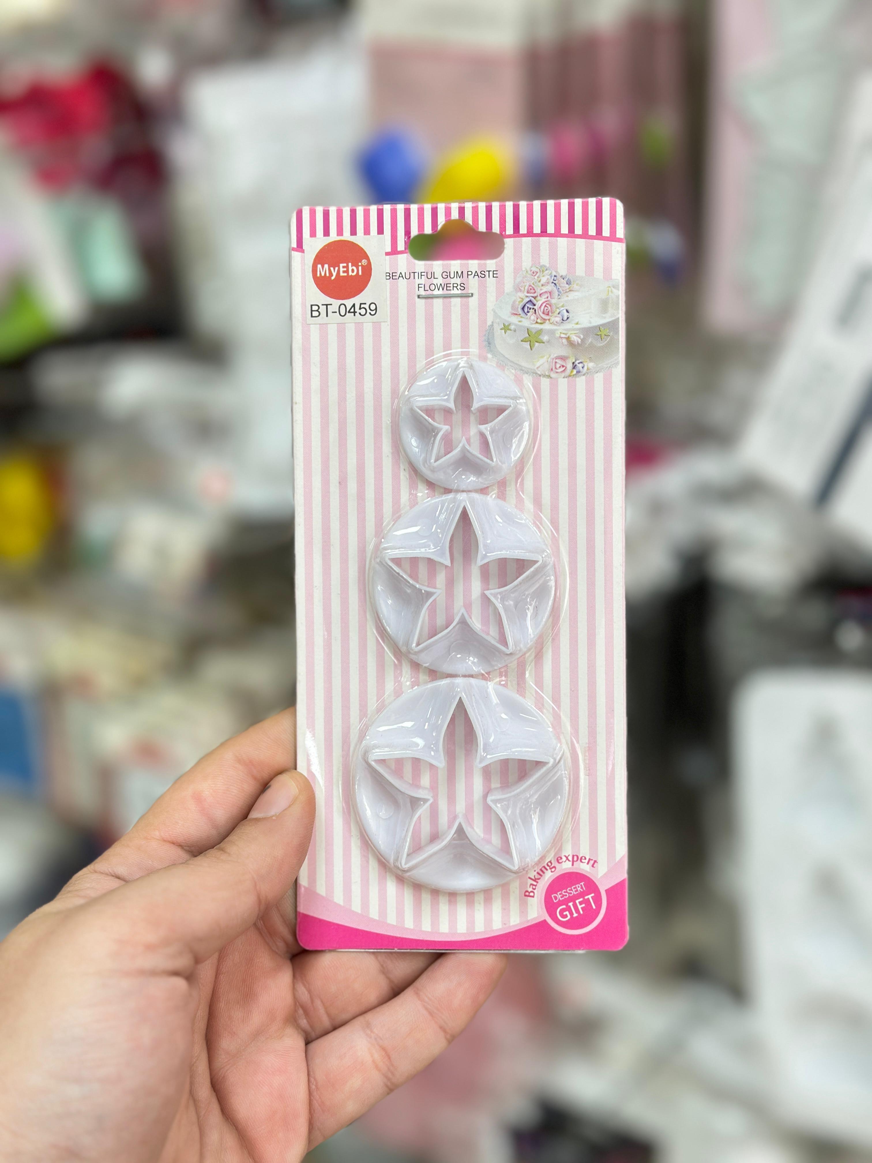 BT-0459 GUM PASE FLOWER CUTTER YILDIZ ÇİÇEK
