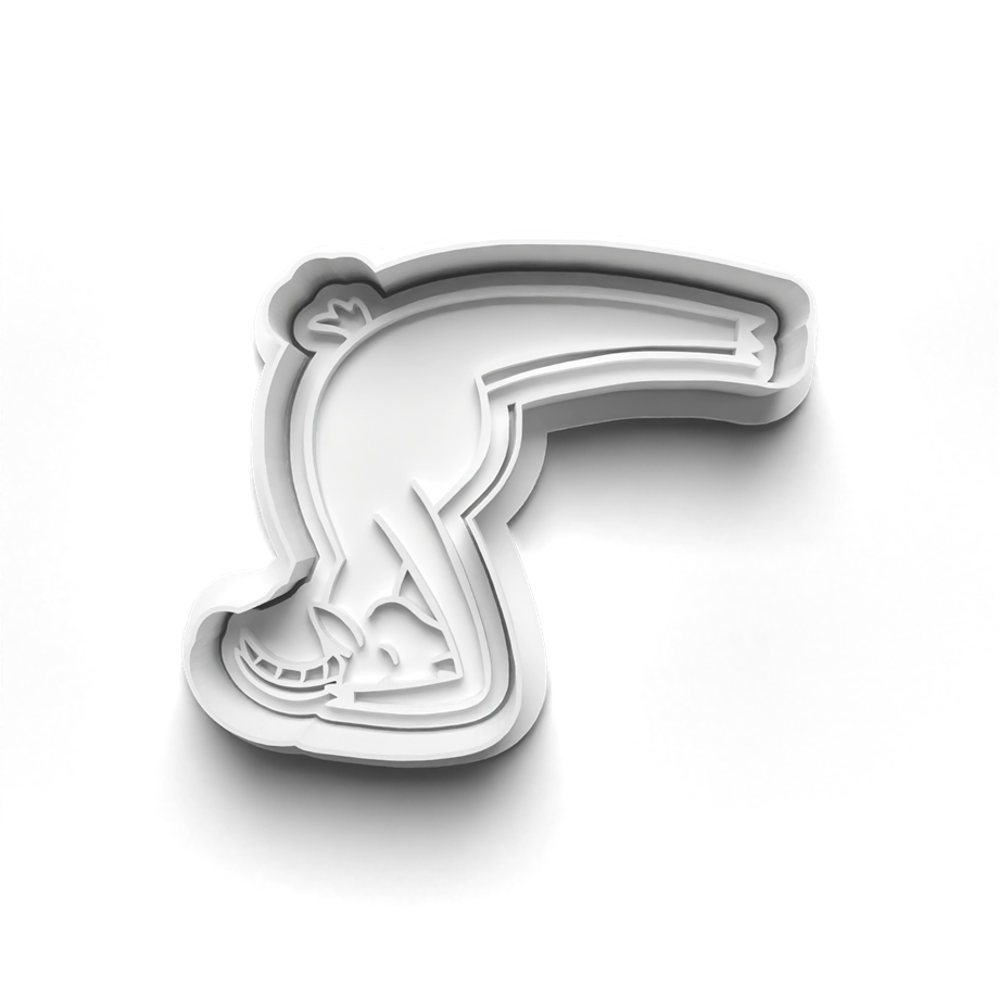 YOGA KEÇİ KURABİYE KALIBI KESİCİ VE DAMGASI 3D-0250_4