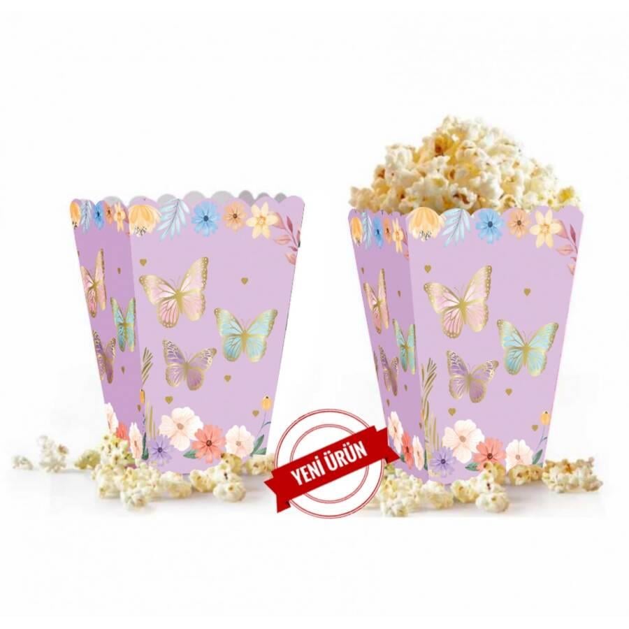 POPCORN KUTU KELEBEK 8 ADET BRS-