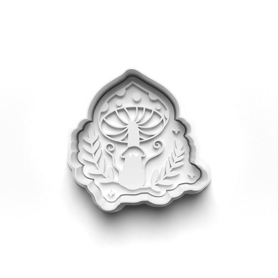 MİSTİK MANTAR KURABİYE KALIBI KESİCİ VE DAMGASI 3D-0589_1