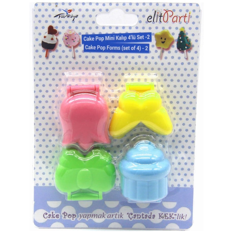 CAKE POPS KALIP 4 LÜ SET | AdanaPastaMalzemeleri.com CAKE POPS KALIP 4 LÜ SET