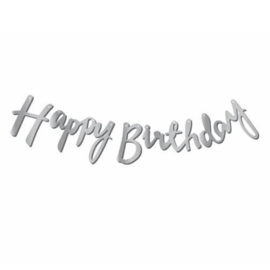 CARS FORMULA İYİ Kİ DOĞDUN HARF BANNER | AdanaPastaMalzemeleri.com KARTON HAPPY BIRTHDAY BANNER GÜMÜŞ