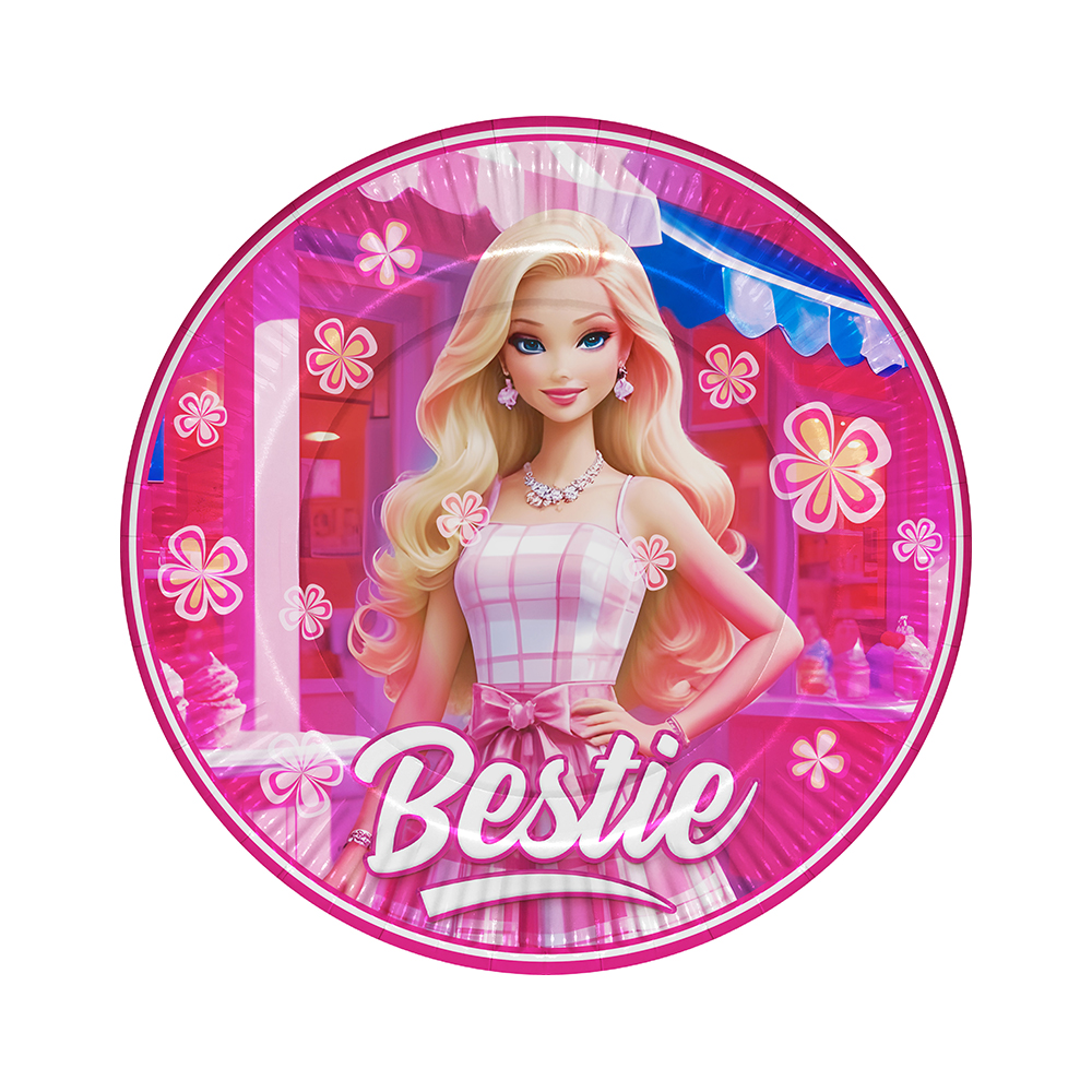 TABAK KARTON BESTIE 23 CM 8 Lİ