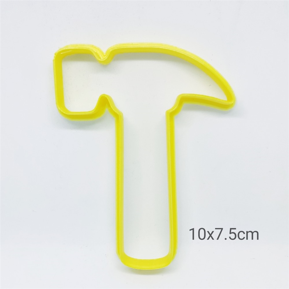 ÇEKİÇ KURABİYE KESİCİ KALIP 10 X 7.5 CM