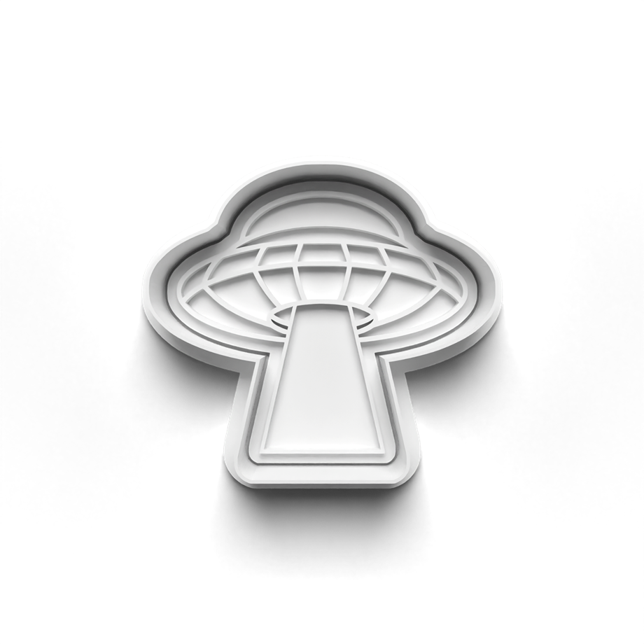 UZAYLI UFO KURABİYE KALIBI KESİCİ VE DAMGASI 3D-0435_1