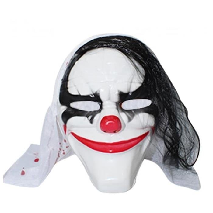 HALLOWEEN MASKE JOKER SAÇLI BRS-1023
