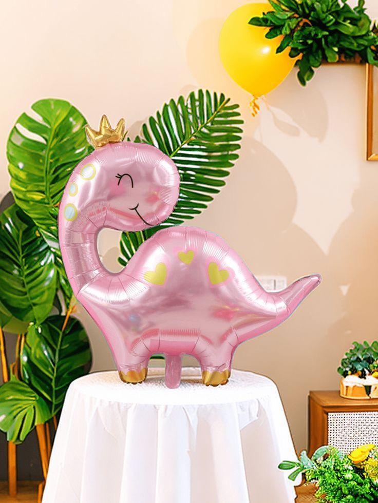 DİNAZOR PEMBE FOLYO BALON 96-67 CM 7197